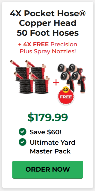 Pocket Hose Copper Head offer price 